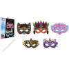 Jeu créatif - Créer des masques de fête - 5 modèles - A gratter - Dès 5 ans - Janod