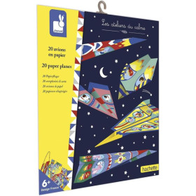 photo-Jeu créatif - Créer des avions en papier - 20 modèles - Dès 6 ans - Janod