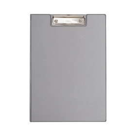 Porte-bloc avec rabat - format A4 - gris - MAUL | Artmania
