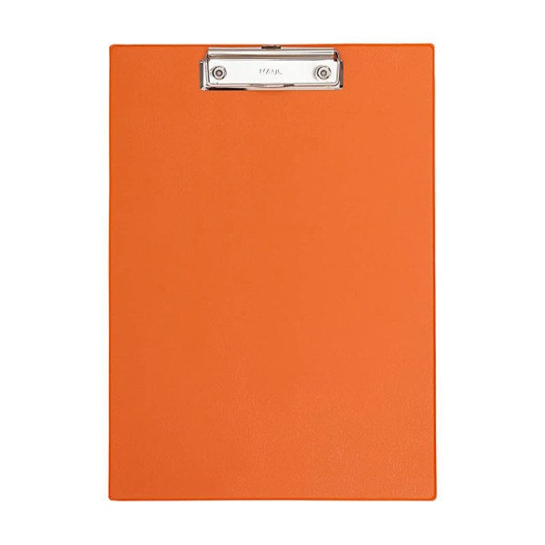 Porte-bloc plastifié - format A4 - orange - MAUL | Artmania