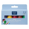 photo-5 tubes de gouache - Avec applicateur - Enfant - 70ml - Lefranc Bourgeois