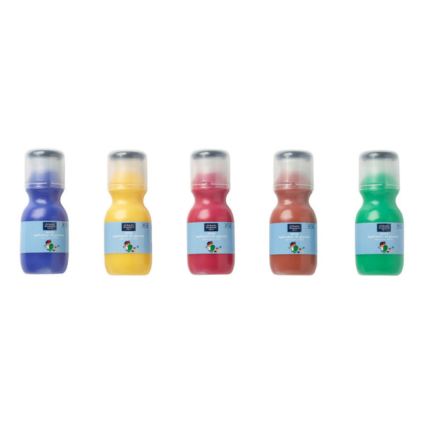 5 tubes de gouache - Avec applicateur - Enfant - 70ml - Lefranc Bourgeois