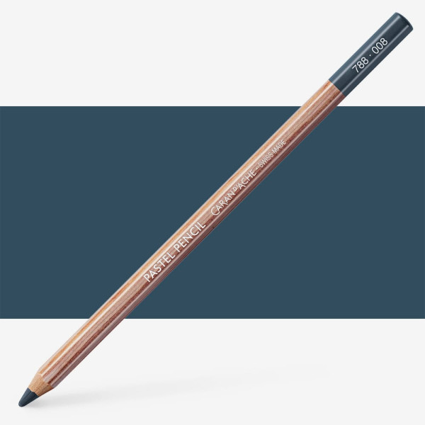 photo-Crayon pastel - Gris noir - 008 - Caran d'Ache - Pastel pencil