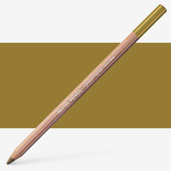 photo-Crayon pastel - Olive brunâtre - 039 - Caran d'Ache - Pastel pencil