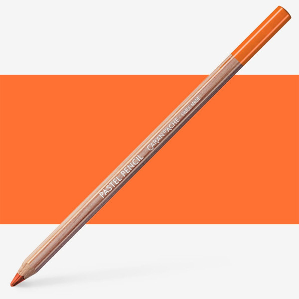 photo-Crayon pastel - Rouge orange - 050 - Caran d'Ache - Pastel pencil