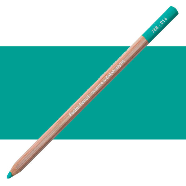 photo-Crayon pastel - Vert Beryl - 214 - Caran d'Ache - Pastel pencil
