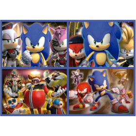 Puzzle - Sonic Prime - Pièces fluo - 4 modèles - 50/80/100/150 pièces - Dès 6 ans