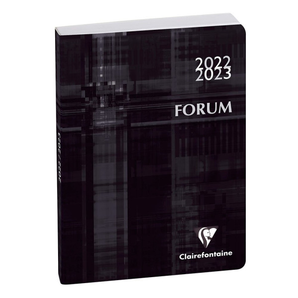 Agenda scolaire 2022/2023 Forum Metric Exacompta 12 x 17 cm noir
