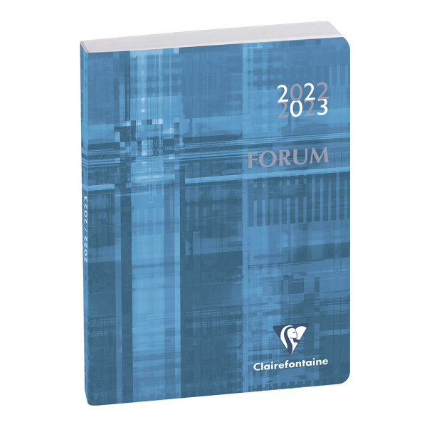 photo-Agenda scolaire 2022/2023 Forum Metric Exacompta 12 x 17 cm bleu