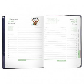 Agenda scolaire 2022/2023 - Noir - Campus - 12 x 17 cm - Exacompta