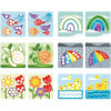Coffret peinture - 6 tampons + 6 dessins - Enfant - Dès 3 ans - Jeu d'éveil - Apli