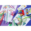 Crayons de couleur - Coloriage - Enfant - 8 couleurs + 2 métalliques - Ergonomique - Faber-Castell