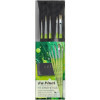 photo-Pinceaux - Plat - Rond - Acrylique - Huile - Synthétique - Assortiment de 5 tailles + trousse - Da Vinci