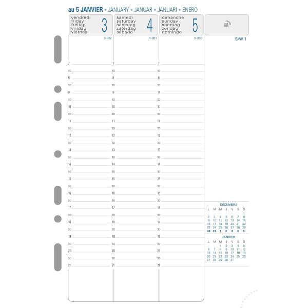 photo-Recharge pour agenda - Exatime 21 - 2022/2023 - 28272E - Septembre à décembre