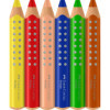 Crayons de couleur - Ergonomique - Mine XXL Jumbo - 6 couleurs - Faber-Castell