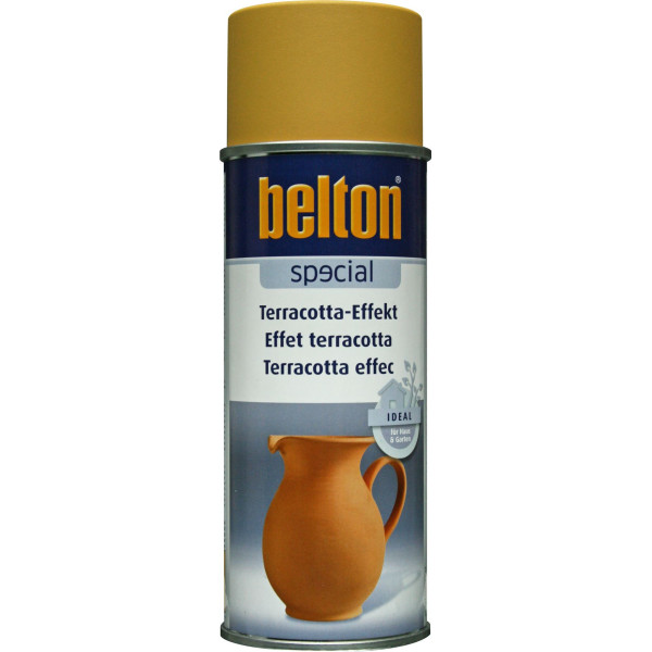 Bombe de peinture - Effet terre cuite - Jaune sahara - Tous supports - Belton Special - 400ml
