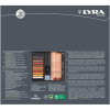 Coffret crayons, pastels + accessoires - Tons marron - Portrait, paysage - Lyra