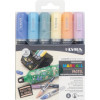 photo-Marqueurs - Indélébile - Permanent - 6 couleurs pastel - Pointe ronde 2mm - Lyra