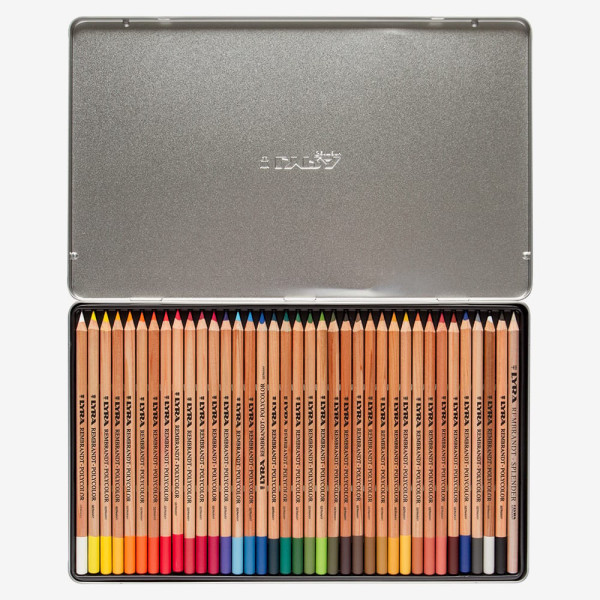 Crayons de couleur - Haute qualité - 36 couleurs - Coffret métal - Beaux-arts - Lyra