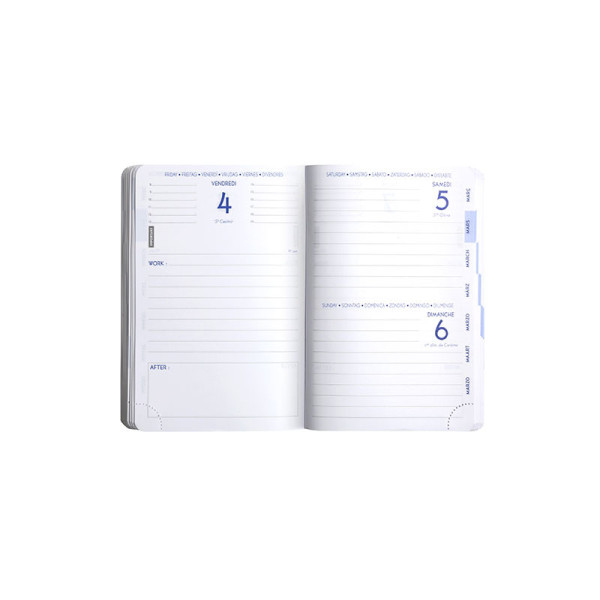 Agenda scolaire 2022/2023 Forum Work&After Exacompta 10 x 15 cm turquoise