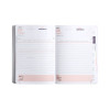 Agenda scolaire 2022/2023 - Rose pailleté -12 x 17 cm - Exacompta