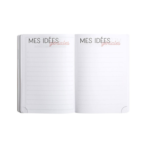 Agenda scolaire 2022/2023 - Bleu pailleté - 12 x 17 cm - Exacompta