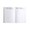Agenda scolaire 2022/2023 - Bleu pailleté - 12 x 17 cm - Exacompta