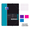 Cahier - A4 (21x29,7cm) - Petits carreaux - 160 pages - couverture en polypro - à spirale - Oxford - NomadBook  | Artmania