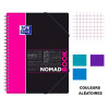 Cahier - A4 (21x29,7cm) - Petits carreaux - 160 pages - couverture en polypro - à spirale - Oxford - NomadBook