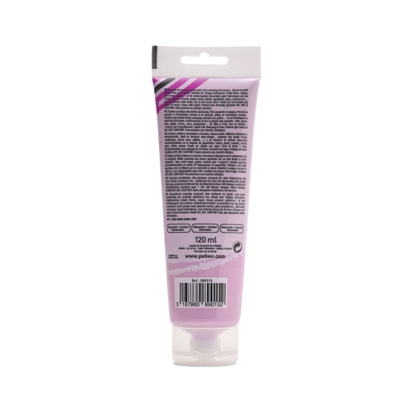 Peinture acrylique - Bois de rose - Mat - 15 - Multi-supports - DécoCrème - Pébéo - 120ml