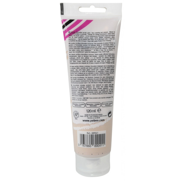 Peinture acrylique - Taupe - Mat - 41 - Multi-supports - DécoCrème - Pébéo - 120ml