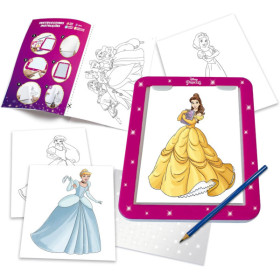 Tablette lumineuse à dessin - Princesses Disney - Coloriage - Dès 5 ans - Educa
