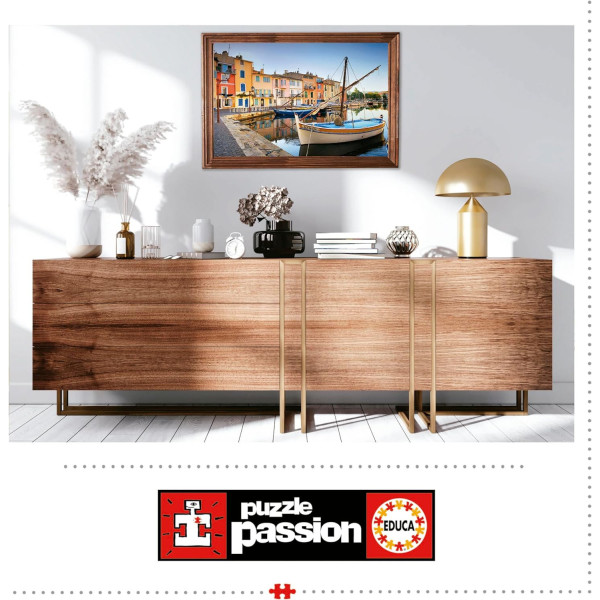 Puzzle - Le port de Martigues en Provence - 1000 pièces - 68x48cm - Dès 14 ans - Educa