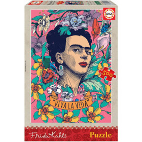 photo-Puzzle - Frida Kahlo - Viva la Vida - 500 pièces - 34x48cm - Dès 11 ans - Educa