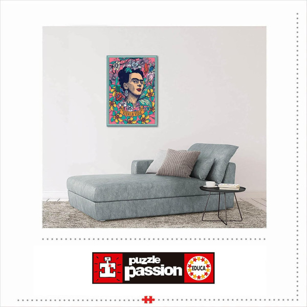Puzzle - Frida Kahlo - Viva la Vida - 500 pièces - 34x48cm - Dès 11 ans - Educa