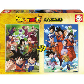 photo-Puzzle - Dragon Ball Z - Manga - 2 x 500 pièces - 34x48cm - Dès 11 ans - Educa