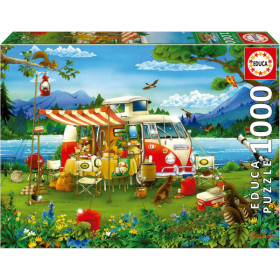 photo-Puzzle - Vacances à la campagne - 1000 pièces - 68x48cm - Dès 14 ans - Educa