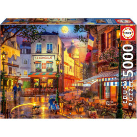 photo-Puzzle - Paris - Café Le Consulat - 5000 pièces - 157x107cm - Dès 14 ans - Educa