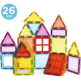 Jeu éducatif - Jeu de construction - Magnetics - 26 pièces - 3D - Dès 3 ans - Educa