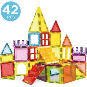 Jeu éducatif - Jeu de construction - Magnetics - 42 pièces - 3D - Dès 3 ans - Educa
