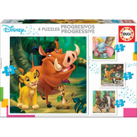 photo-Puzzles - Personnages Disney - 12,16,20 et 25 pièces - Dès 3 ans - Educa