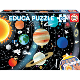 photo-Puzzle - Le système solaire - 150 pièces - 48x34cm - Dès 6 ans - Educa