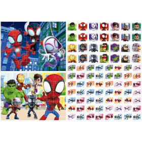Jeu de société - Puzzles, domino, memory - Spiderman et ses amis - Dès 3 ans - Educa