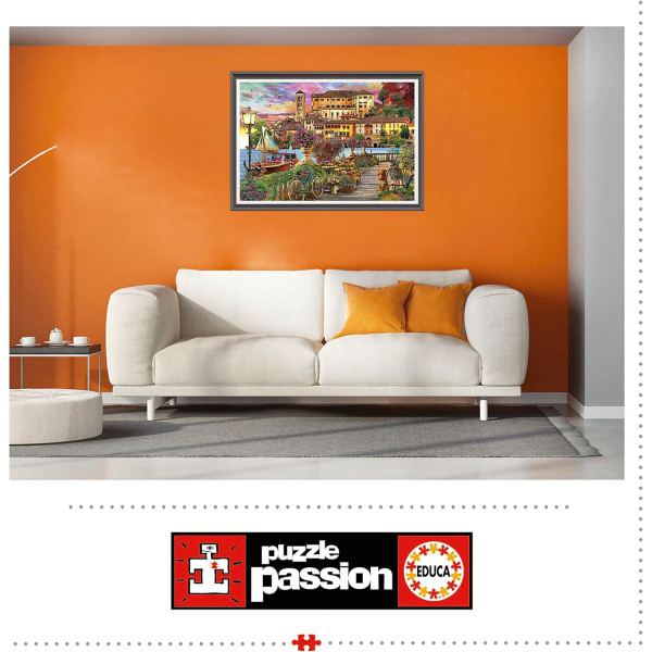 Puzzle - Promenade italienne - Paysage d'Italie - 1500 pièces - 85x60cm - Dès 14 ans - Educa