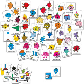 Jeu de société - Cherche et trouve - Monsieur Madame - Memory - Dès 4 ans - Educa