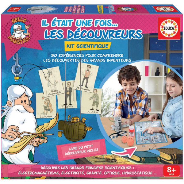 photo-Jeu créatif - Kit scientifique - Il était une fois ... les découvreurs - Dès 8 ans - Educa