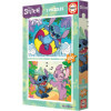 Puzzle - Stitch et Angel - Disney - 2x100 pièces - 40x28cm - Dès 6 ans - Educa