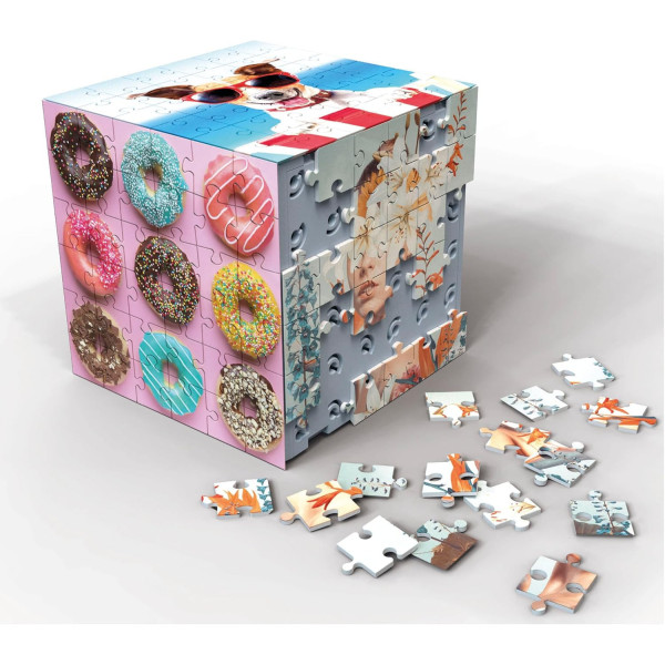 Puzzles 3D - Coffret de 6 puzzles de 36 pièces - Thème l'art - Dès 14 ans - Educa