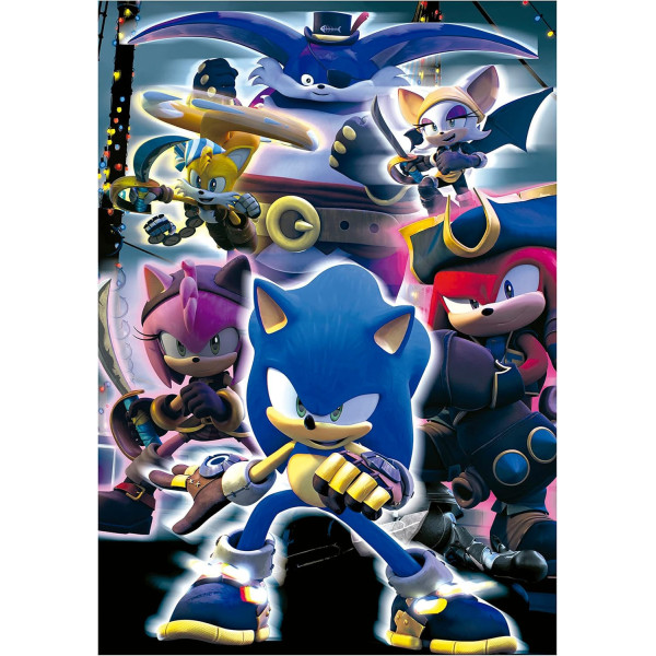 Puzzle - Sonic Prime - 300 pièces - Brille dans la nuit - Dès 6 ans - Educa