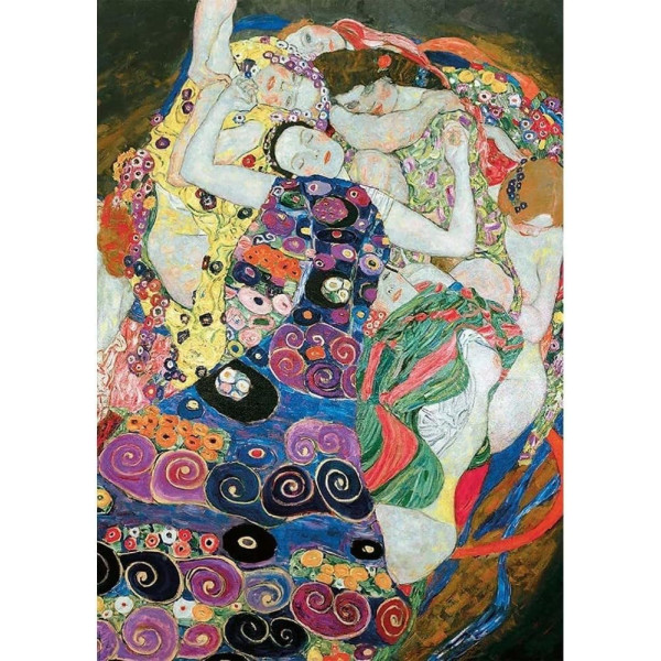 Puzzle - Tableaux de Gustave Klimt - Le baiser - Les vierges - 2x1000 pièces - Dès 14 ans - Educa